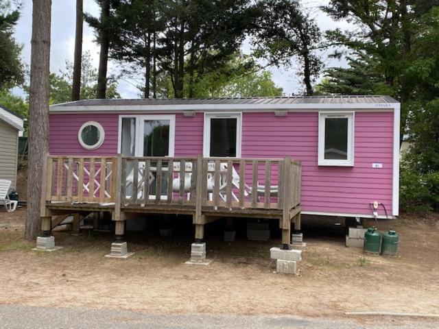 Mobil Home La Licorne Camping Nous Dormant 圣让-德蒙 外观 照片