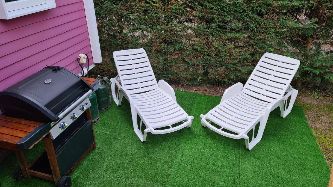 Mobil Home La Licorne Camping Nous Dormant 圣让-德蒙 外观 照片